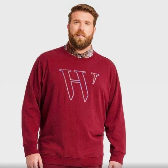 Houston White unisex sized XXL sweatshirt solid burgundy letter W $30 new - Picture 1 of 9